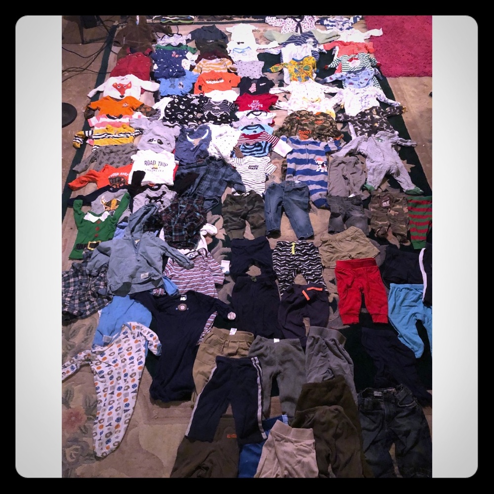 HUGE baby boy lot! 6-9 months! 115 pieces.